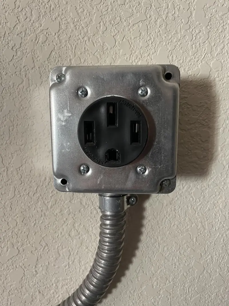 NEMA 14-50 outlet installed for Electrical Panel Upgrade in Crestview Hills